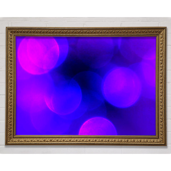 Bright Star Cerise Blues Einzelner Bilderrahmen Kunstdrucke Wayfair De